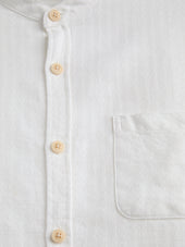 Grandad Shirt Lennon Cream