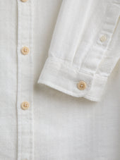 Grandad Shirt Lennon Cream