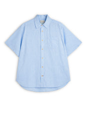Atlanta Short Sleeve Shirt (Loose Fit) Perkins Blue