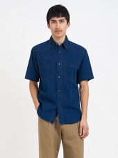 Quito Short Sleeve Shirt Wylie Indigo Rinse