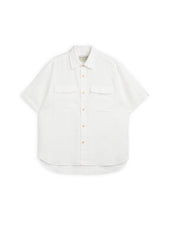 Penryn Short Sleeve Shirt (Loose Fit) Perkins White