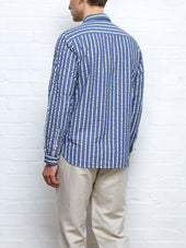 Clerkenwell Tab Shirt Pool Navy