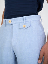 Fishtail Trousers Drescher Blue