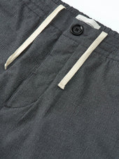 Drawstring Trousers Ruben Charcoal