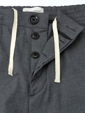 Drawstring Trousers Ruben Charcoal
