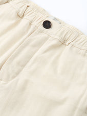 Drawstring Trousers Cairnes Ecru