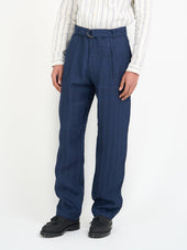 Belted Trousers Arnold Navy