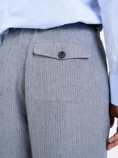 Morton Pleated Trousers Wilkins Grey