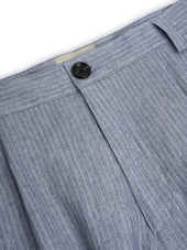 Morton Pleated Trousers Wilkins Grey
