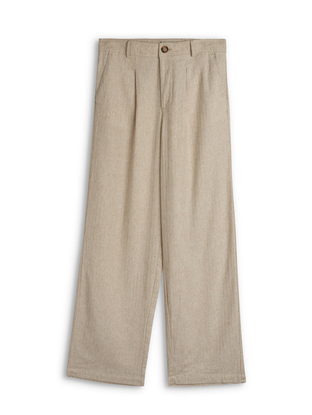 Oxford Drawstring Trousers Tillman Cream