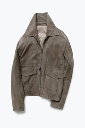 Flight Jacket Lamb Suede
