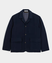 Relaxed Italian Cashmere Walking Jacket