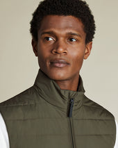 Gilet Matelass L Ger Vert