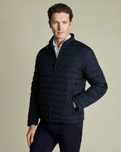 Lightweight Quilted Jacket - Navy