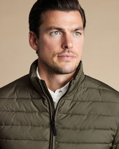 Green Lightweight Quilted Jacket