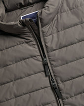 Lightweight Quilted Vest Gray
