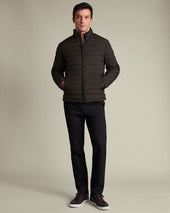 Lightweight Quilted Jacket Brown