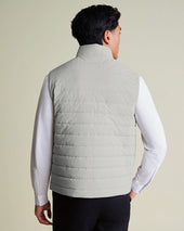 Lightweight Quilted Vest Gray