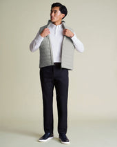 Lightweight Quilted Vest Gray