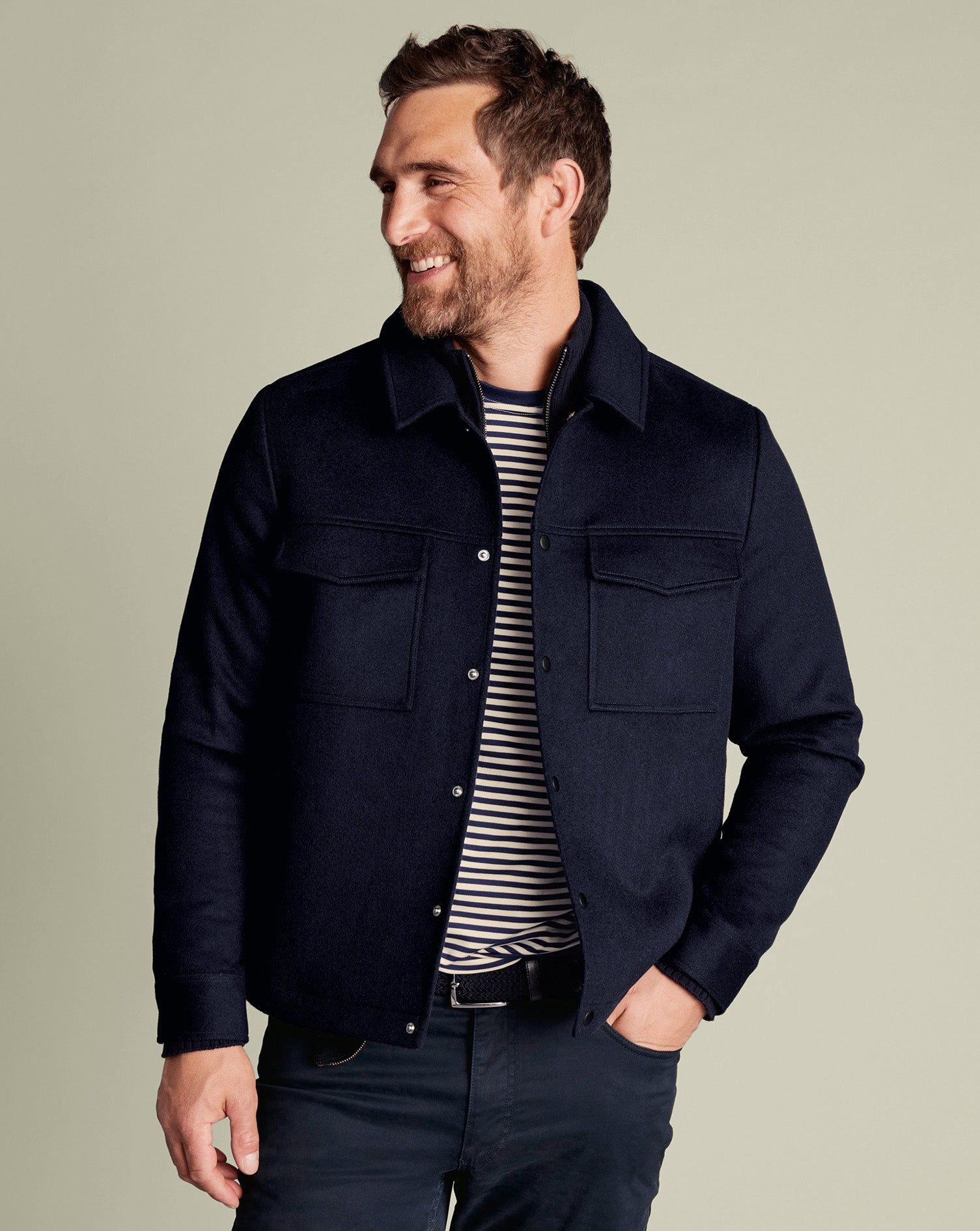 Wool Harrington Jacket