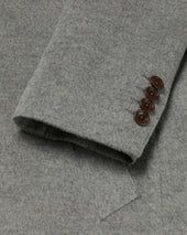 Pure Wool Overcoat Grey