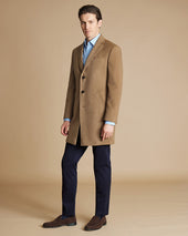Light Wool Overcoat