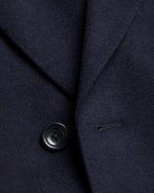 Double Breasted Pure Wool Overcoat