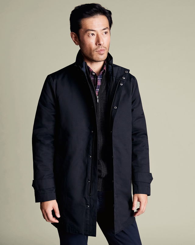 3 in 1 Rain Mac with Detachable Gilet - Navy