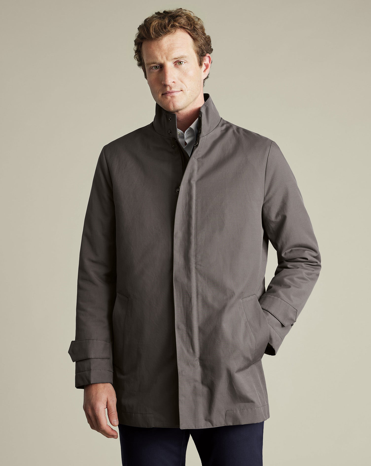 3 In 1 Rain Mac With Detachable Gilet Grey