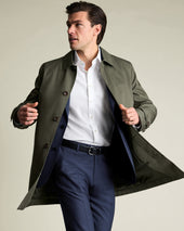 Showerproof Raincoat - Olive Green