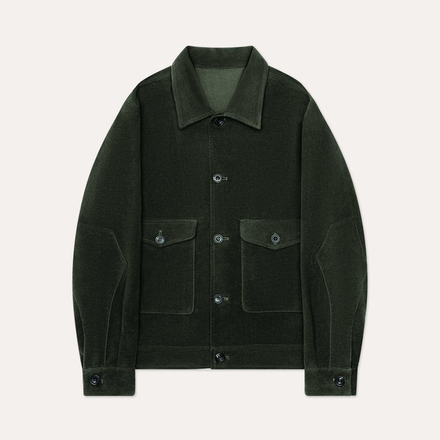 Olive Moleskin Marfa Jacket