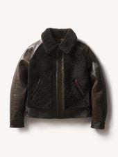 Brown Y'2 Leather X Buck Mason Grizzly Jacket