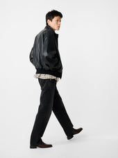 Over Leather Jacket In