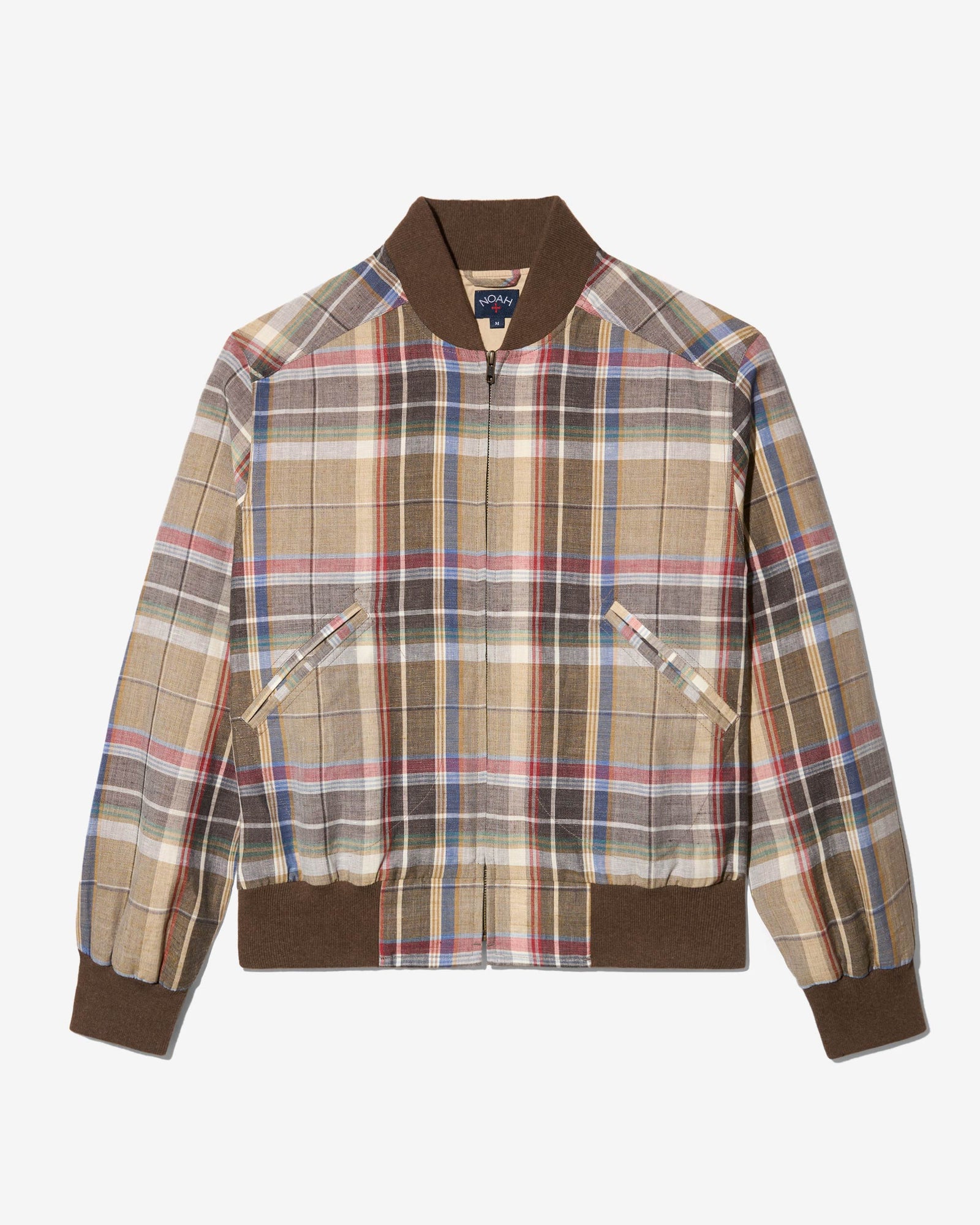 Linen Varsity Jacket