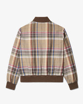 Linen Varsity Jacket