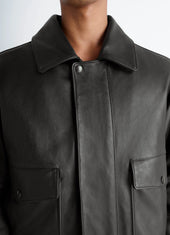 Leather Blouson