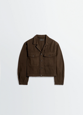 Trucker Jacket In Dyed Broken Twill