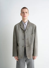 SUEDE SINGLE BREASTED JACKET