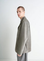 Suede Single Breasted Jacket
