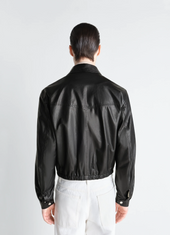 Biker Blouson In Leather