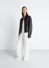 Biker Blouson In Leather