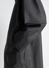 Raincoat In Resinated Cotton