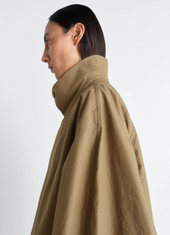 Car Coat In Ventile Cotton