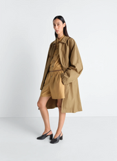 Car Coat In Ventile Cotton