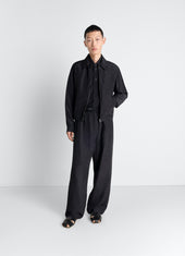Short Blouson In Linen Viscose