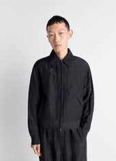 SHORT BLOUSON IN LINEN VISCOSE