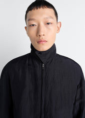 Short Blouson In Linen Viscose