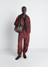 Short Blouson In Viscose Linen Gabardine