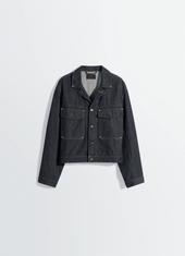 Trucker Jacket With Studs In