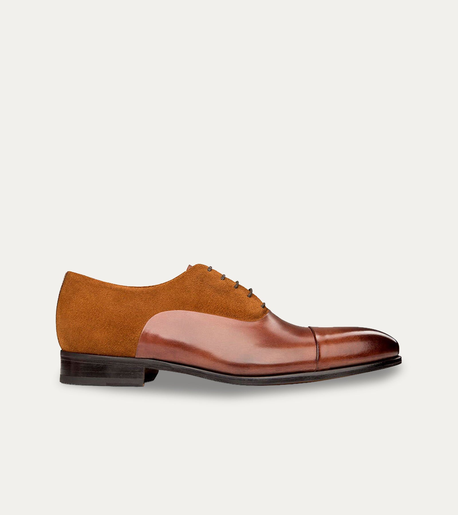 Cap Toe Oxford Rum Antique Rum Suede
